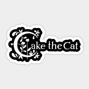 Cake the cat Sticker